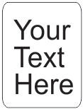 Custom Plain Text Sign